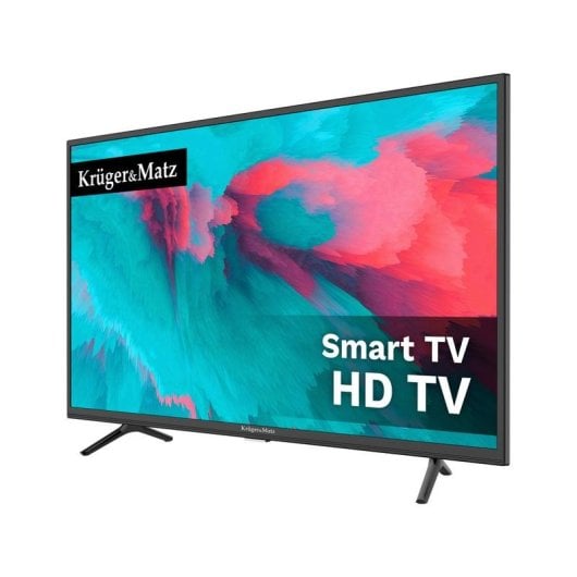 TV Krüger&Matz DLED KM0232-S6 32" HD Smart TV WLAN Schwarz