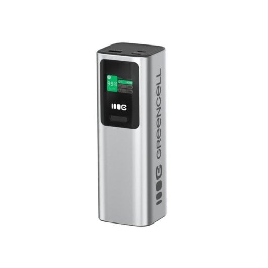 Batterie externe Green Cell PBGC25UD 25200 mAh 140 W USB-C/A affichage OLED