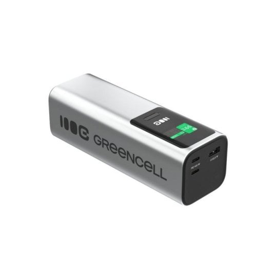 Batterie externe Green Cell PBGC25UD 25200 mAh 140 W USB-C/A affichage OLED