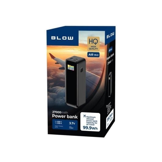 Banco de energía Blow Air99.9 27000 mAh 140 W LCD USB-C Universal