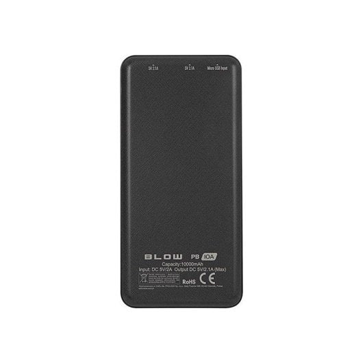 Batterie Externe Blow PB10A 10000mAh Noir 22,5W 2 Ports USB-A