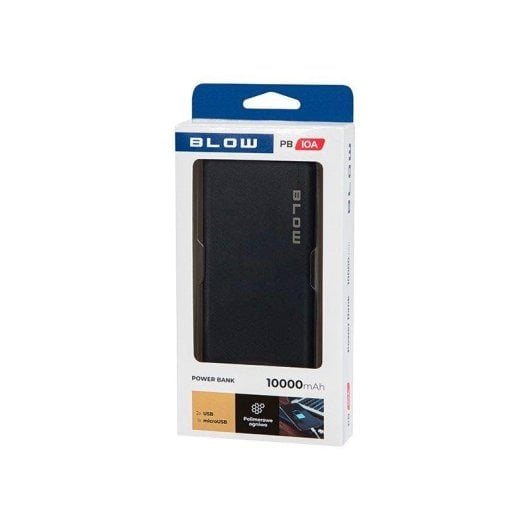Batterie Externe Blow PB10A 10000mAh Noir 22,5W 2 Ports USB-A