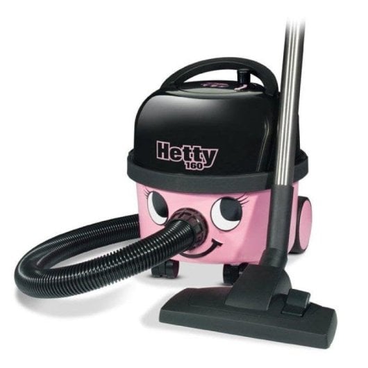Aspirador com Saco Numatic HET160-11 620W Filtro HEPA 6L Profissional Rosa/Preto