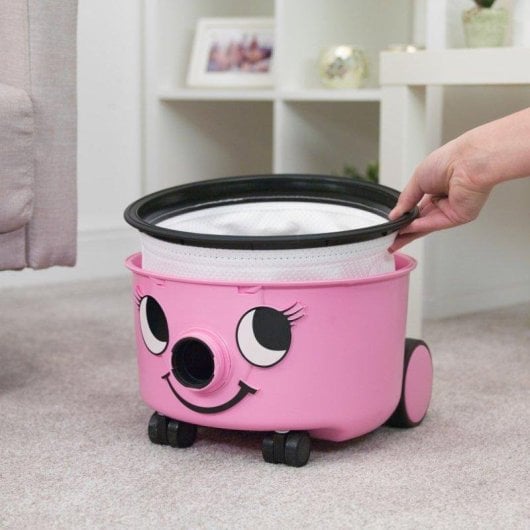 Aspiradora trineo Numatic HET160-11 620W Filtro HEPA 6L Rosa e Preto