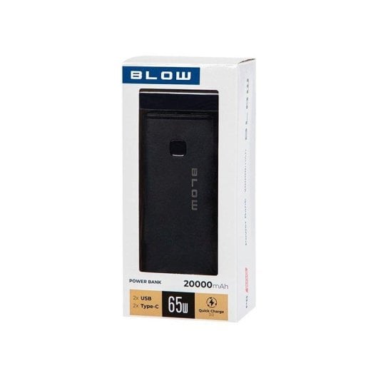 Batería externa Blow PB20G 20000 mAh 65 W carga rápida negro