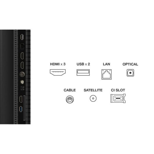 TV TCL QLED P79K 50" 4K Smart TV Google TV Dolby Vision Métallique