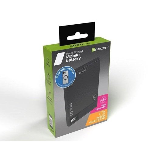 Batterie externe Trackimo Airmag1 5000 mAh Charge rapide 20W MagSafe