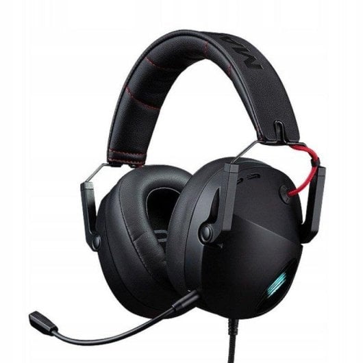 Auriculares NO NAME Piloto 5 con cable USB Gaming Cancelación de Ruido RGB Negro