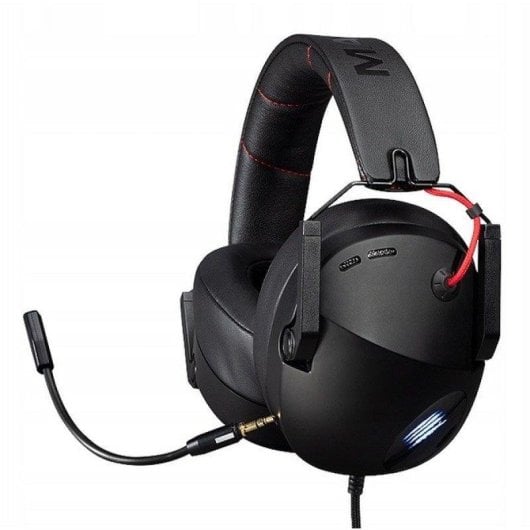 Auriculares NO NAME Piloto 5 con cable USB Gaming Cancelación de Ruido RGB Negro