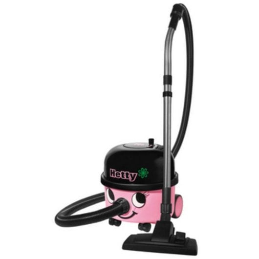 Aspirapolvere a traino Numatic Hetty HET200-11 620W Filtro HEPA 9L Rosa Nero