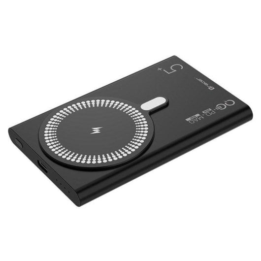 Batterie externe Trackimo Airmag2 5000 mAh MagSafe 20W USB-C noire