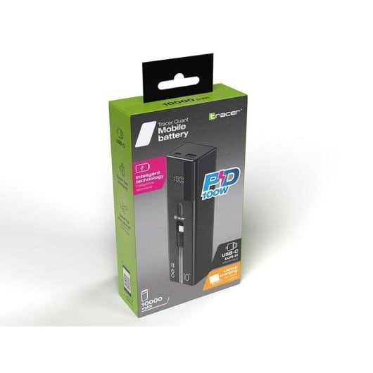 Batterie externe Trackimo Quant 10000 mAh 100 W Charge rapide USB-C