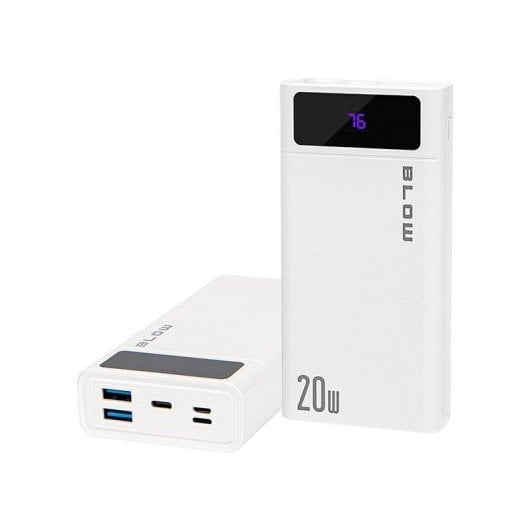 Powerbank Blow PB20E 20000mAh Weiß 20W QC+PD Lightning Anschluss