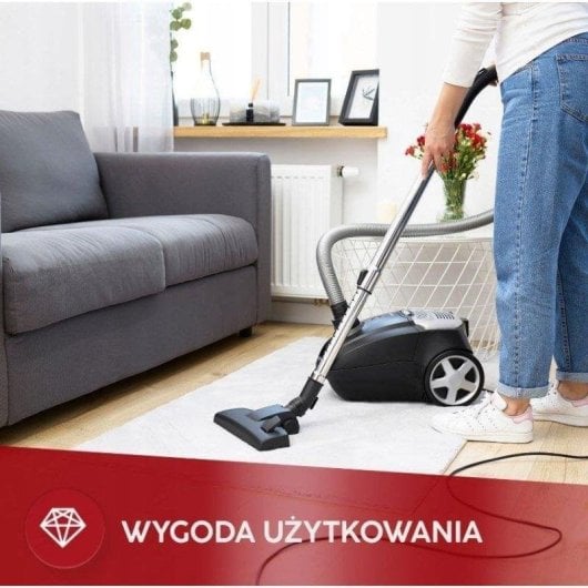 Aspirateur avec Sac MPM MOD-54 850W Filtre HEPA Capacité 1,5L 5m