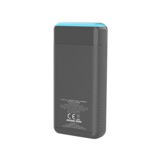 Powerbank Trackimo 20000 mAh Quick Charge Universal 3 Puertos Azul Naranja