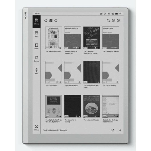 Tableta Onyx Boox Go 10.3 Blanco 64 GB 4 GB 10,3" Wi-Fi 5 Lápiz óptico