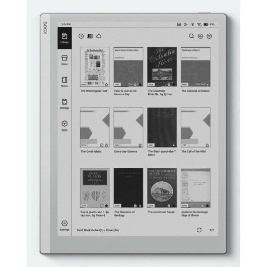 Tableta Onyx Boox Go 10.3 Blanco 64 GB 4 GB 10,3" Wi-Fi 5 Lápiz óptico