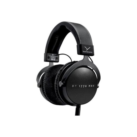 Auriculares Beyerdynamic DT 1770 Pro Mk II con cable mini XLR para estudio, diadema circumaural y sistema cerrado, negro