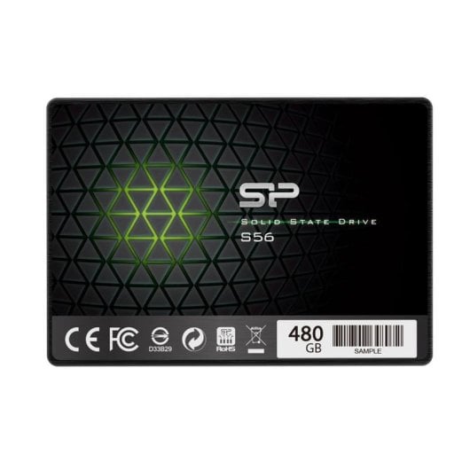 Disco Duro Silicon Power Slim S56 240 GB SSD 2,5" SATA III 560 MB/s TLC Negro