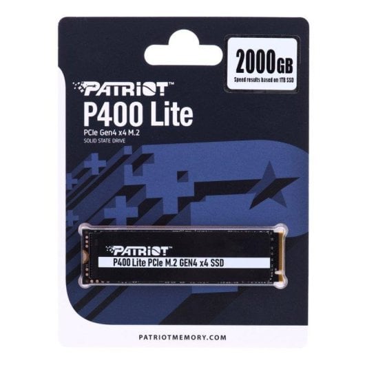 Disque Dur Patriot P400 Lite 2 To M.2 NVMe PCIe 4.0 3500 Mo/s