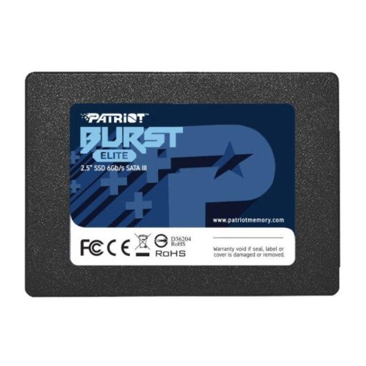 Disque Dur Patriot Burst Elite 480GB SSD 2.5" 6 Gbit/s Haute Fiabilité