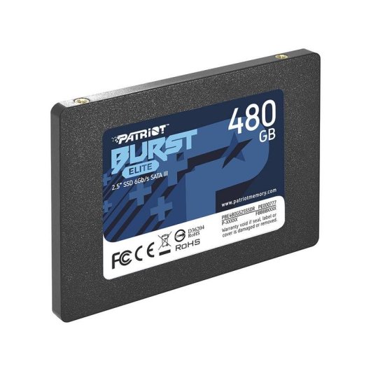 Disque Dur Patriot Burst Elite 480GB SSD 2.5" 6 Gbit/s Haute Fiabilité