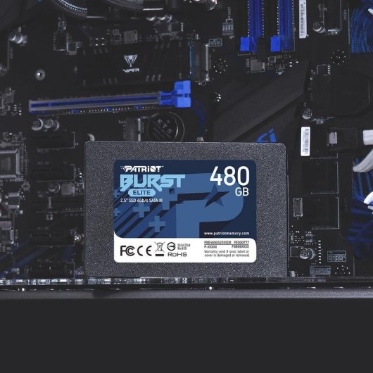 Disque Dur Patriot Burst Elite 480GB SSD 2.5" 6 Gbit/s Haute Fiabilité