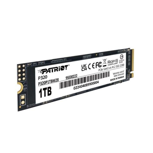 Disque Dur Patriot Viper P320 512GB M.2 NVMe 3000Mo/s Endurance TBW 240