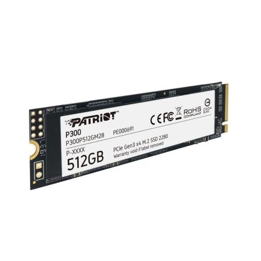 Disque Dur Patriot P300 512GB M.2 NVMe PCIe 1700MB/s Haute Performance