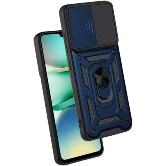 Funda pour mobile Cool Hard Ring Antichoc Bleu Support pour Xiaomi Redmi A5