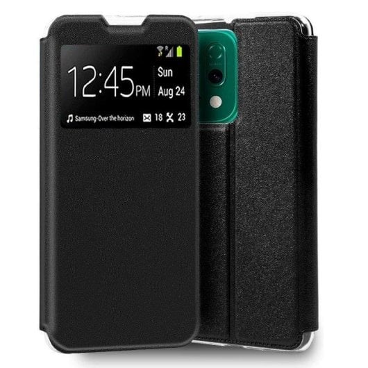 Funda per cellulare Cool Flip Cover Libro Polipelle Nera per OPPO Reno 14 5G 14 F 5G 14 FS 5G