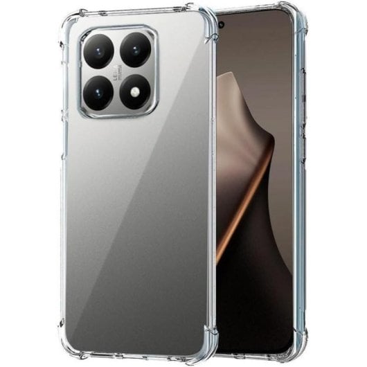 Hülle für Handy Cool Antishock Transparent Silikon Schutzhülle Transparent für Xiaomi 15T