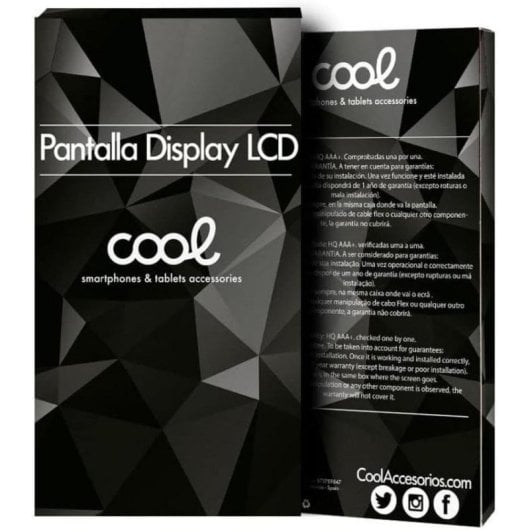 Pantalla completa Cool para iPhone 16 Plus calidad AAA+ negro
