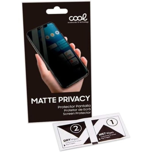 Protecteur d’Écran Matte Privacy COOL Xiaomi Redmi 14C/Poco C75/Redmi A5 Anti-chocs 9H