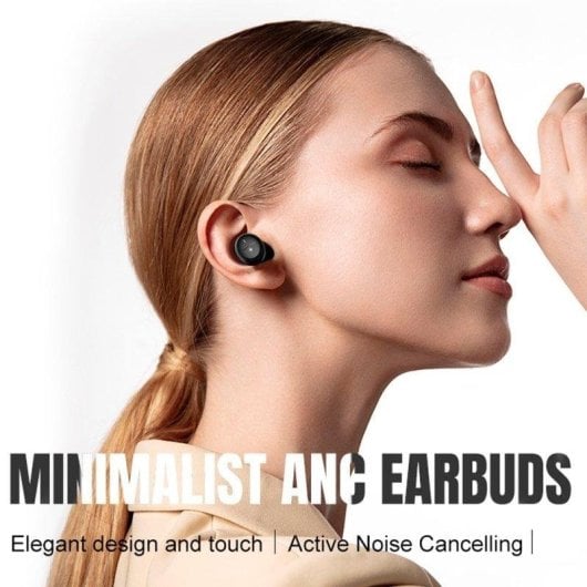 Auriculares Cool Pocket True Wireless Bluetooth avec Réduction Active du Bruit, Noir