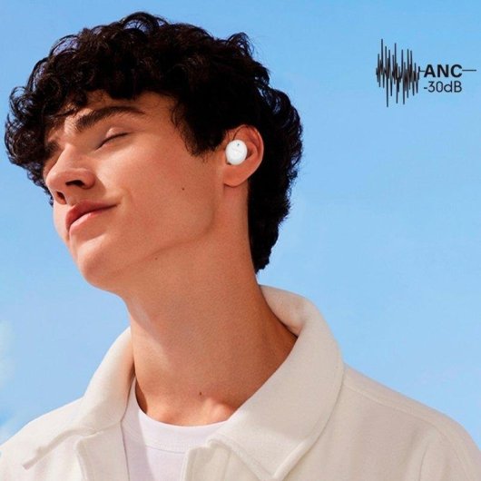 Auriculares Cool Pocket Inalámbricos Bluetooth avec Réduction de Bruit, Blancs