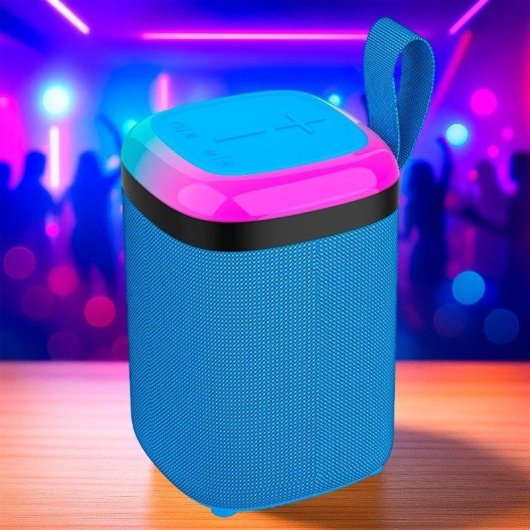 Altavoces Cool Compatti Bluetooth 5W con TWS, microfono e LED RGB