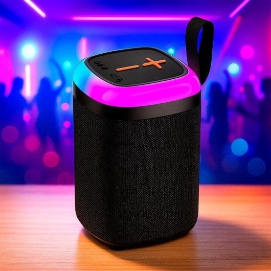 Altavoces Cool Bluetooth Inalámbricos 5W con TWS, radio FM y LED RGB