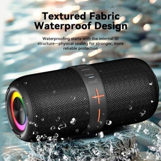 Altavoces Cool Portátiles Bluetooth 20W con lector MicroSD, USB y luces LED RGB