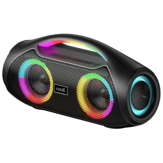 Altavoces Cool Portátil Bluetooth 30W con lector USB, SD y luces LED RGB