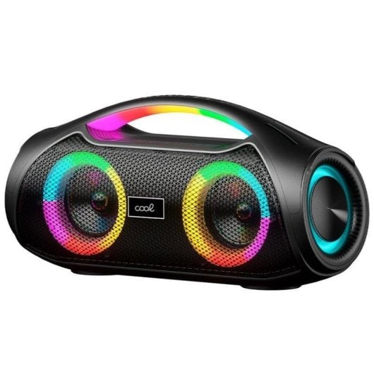 Altavoces Cool Portátil Bluetooth 30W con lector USB, SD y luces LED RGB