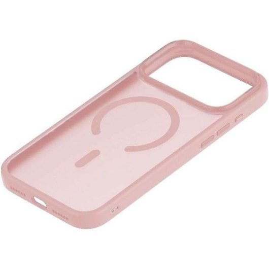 Cool Colorful magnetische siliconen roze hoes voor iPhone 17 Pro Max / 18 Pro Max