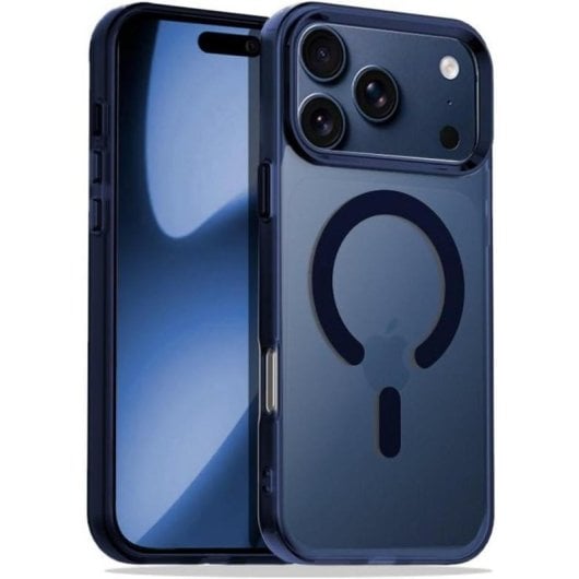 Handyhülle Cool Magnetisch Colorful Marine Silikon Blau MagSafe Qi für iPhone 17 Pro Max