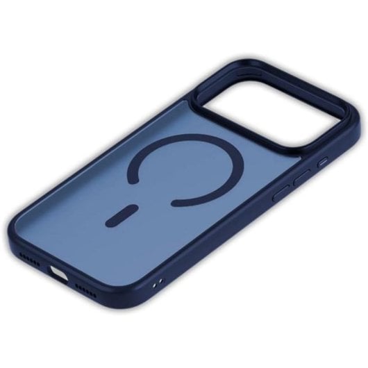 Handyhülle Cool Magnetisch Colorful Marine Silikon Blau MagSafe Qi für iPhone 17 Pro Max