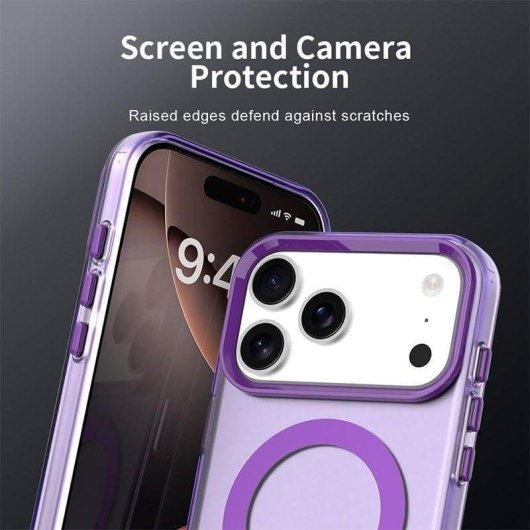 Funda para móvil Cool Colorful magnética violeta para iPhone 17 Pro / 18 Pro