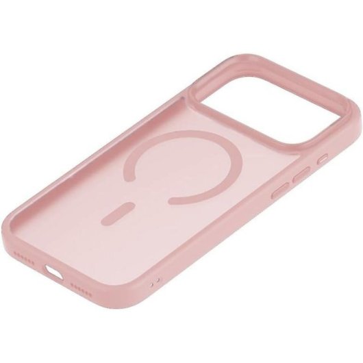 Funda para móvil Cool magnética de silicona rosa MagSafe para iPhone 17 Pro / 18 Pro