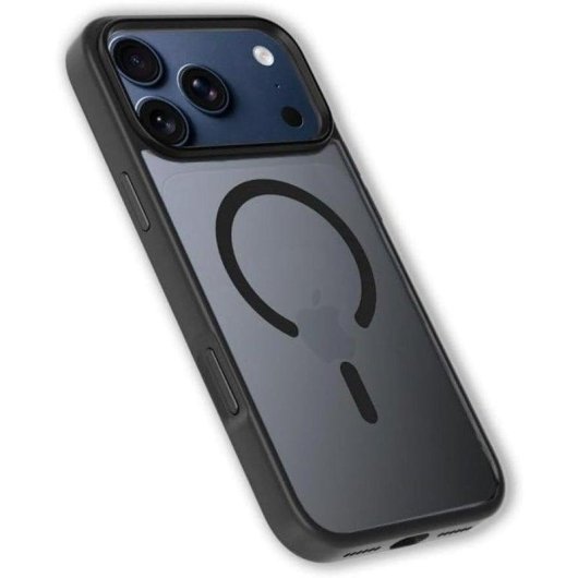 Coque Cool magnétique en silicone noire pour iPhone 17 Pro Max / 18 Pro Max