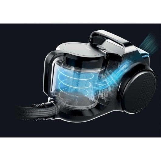 Aspirateur sans Sac Hoover HP210H 800W Filtre EPA Réservoir 2,5L Noir