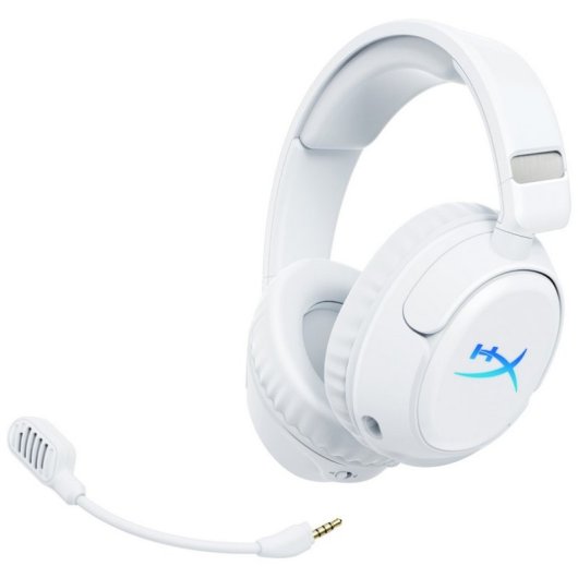 Auriculares HyperX Cloud Flight 2 inalámbricos Bluetooth Gaming RGB ANC micrófono extraíble Blanco