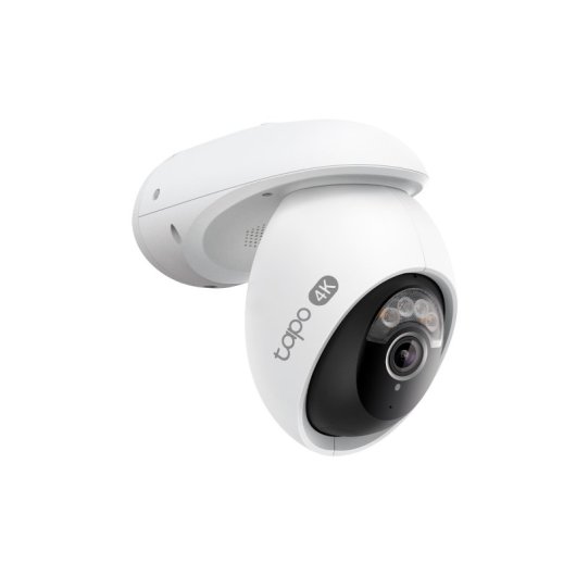 Tapo TC46 Cámara de Vigilancia 360º Exterior, 4K 8MP, Detección IA Gratuita Avanzada, Reconocimiento Facial, Visión Noct